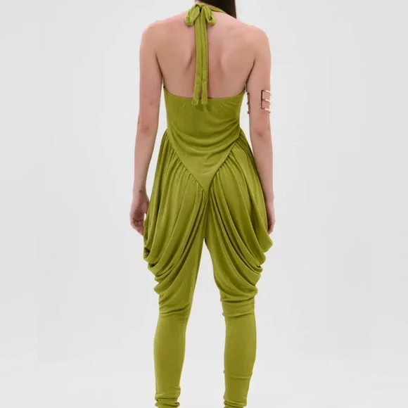 AKIRA Lime Green Women's Jumpsuit - Picture 4 of 5